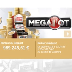 Une joueuse du Casino de Cabourg décroche le Jackpot progressif Partouche Megapot