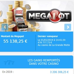 Une joueuse du Casino de la Grande-Motte gagne le jackpot progressif Megapot de Partouche